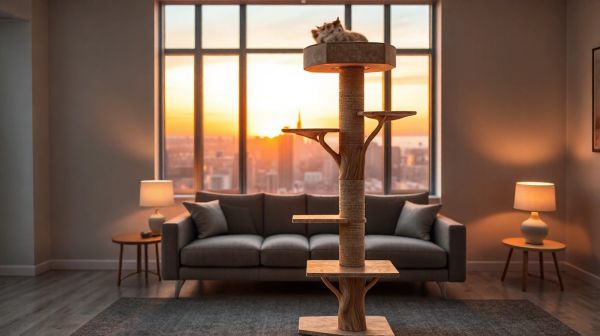 Top astuces pour incorporer un arbre à chat moderne dans votre déco